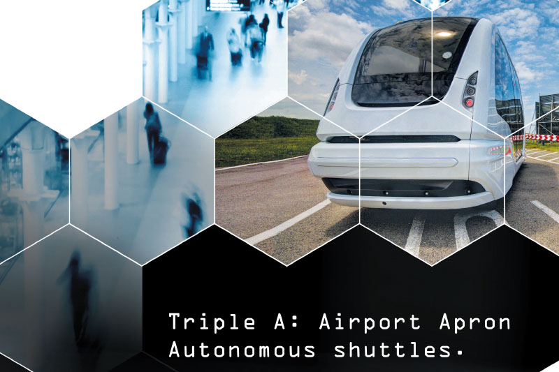 Triple AAA: Airport Apron Autonomous Shuttles